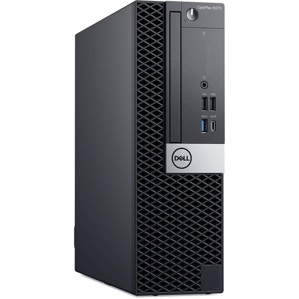 Dell Optiplex 5070 Small Form Desktop, Intel Eight-Core i7 9700 3.0Ghz, 8GB DDR4, 512GB NVMe PCIe M.2 SSD, USB Type C, Windows 11 Pro (Refurbished)